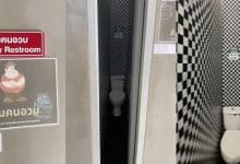 Petrol station bathroom in Khon Kaen go viral for unique designs | Thaiger