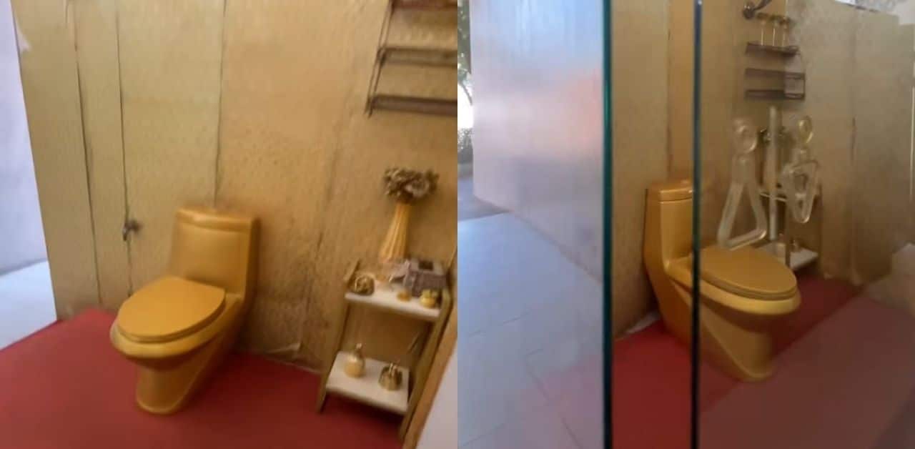 Unique public bathroom