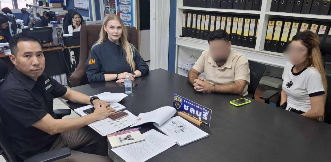 Foreign Interpol suspect arrested in Chon Buri