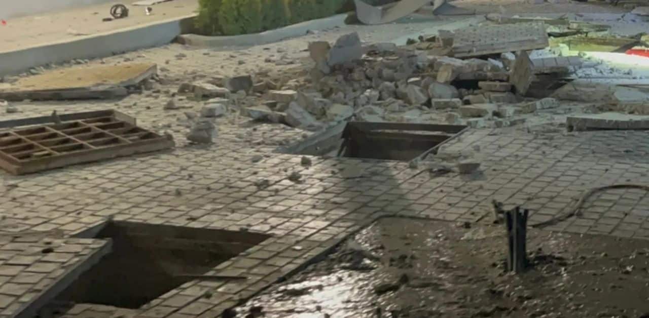 Explosion in Chon Buri