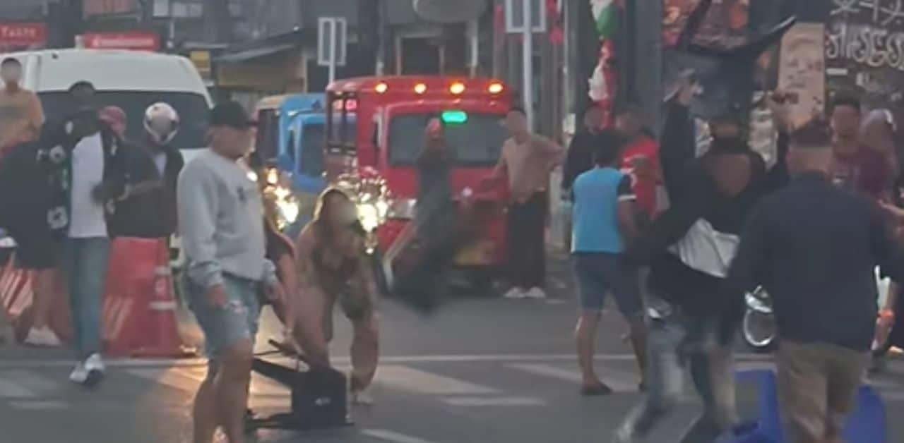Thai woman engages in altercation with foreigners in Phuket