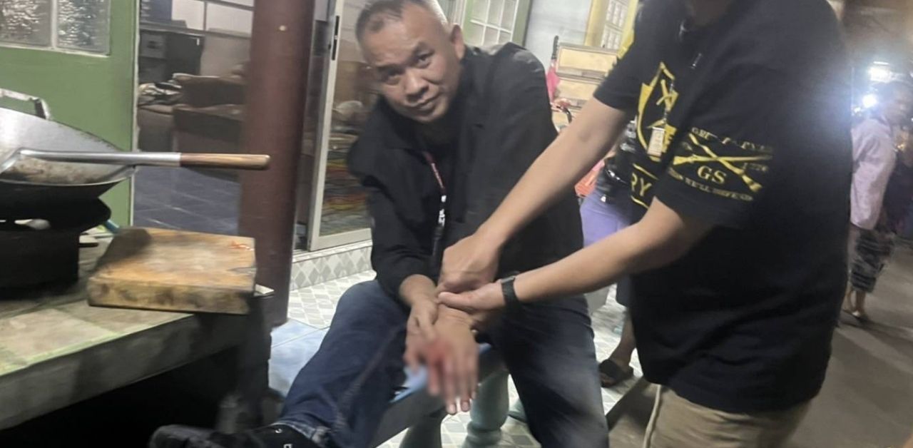 Police shot while arresting suspect in Bangkok