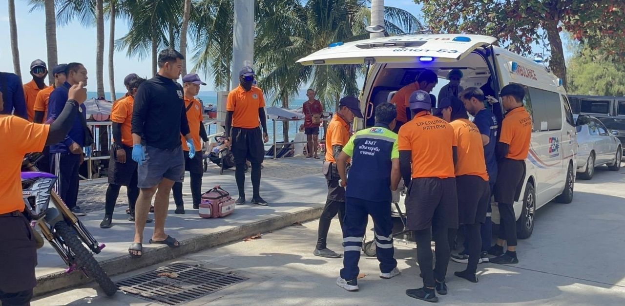 Dutch woman saved from drowning in Pattaya sea
