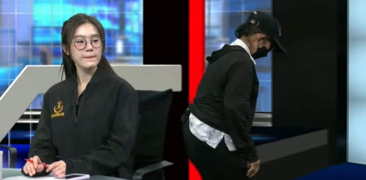 Thai maid arrested on TV