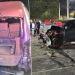 Pickup truck and van collision in Kanchanaburi kills driver, injures 13 | Thaiger