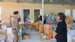CIB raids illegal factory in hua hin, seizes over 13,000 items including expired milk sold online | Thaiger