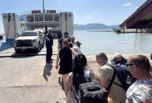 Tourists head to koh chang for new year as ferry traffic jams stretch 1km | Thaiger