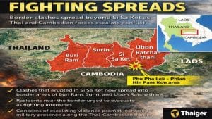 Thai Air Force Bombs Casino Near Trat Border Amid Escalating Clashes | Thaiger