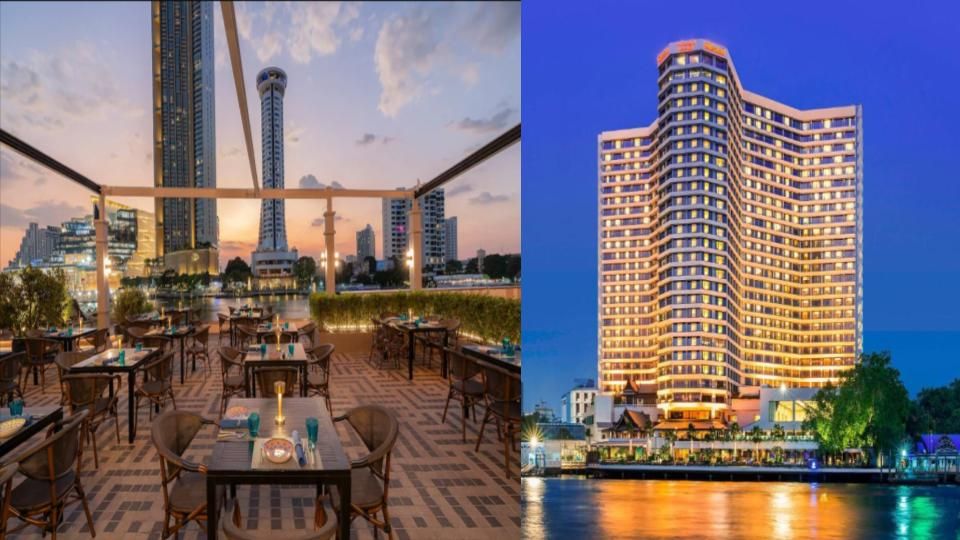 A festive buffet at Royal Orchid Sheraton Riverside celebrating Christmas in Bangkok.