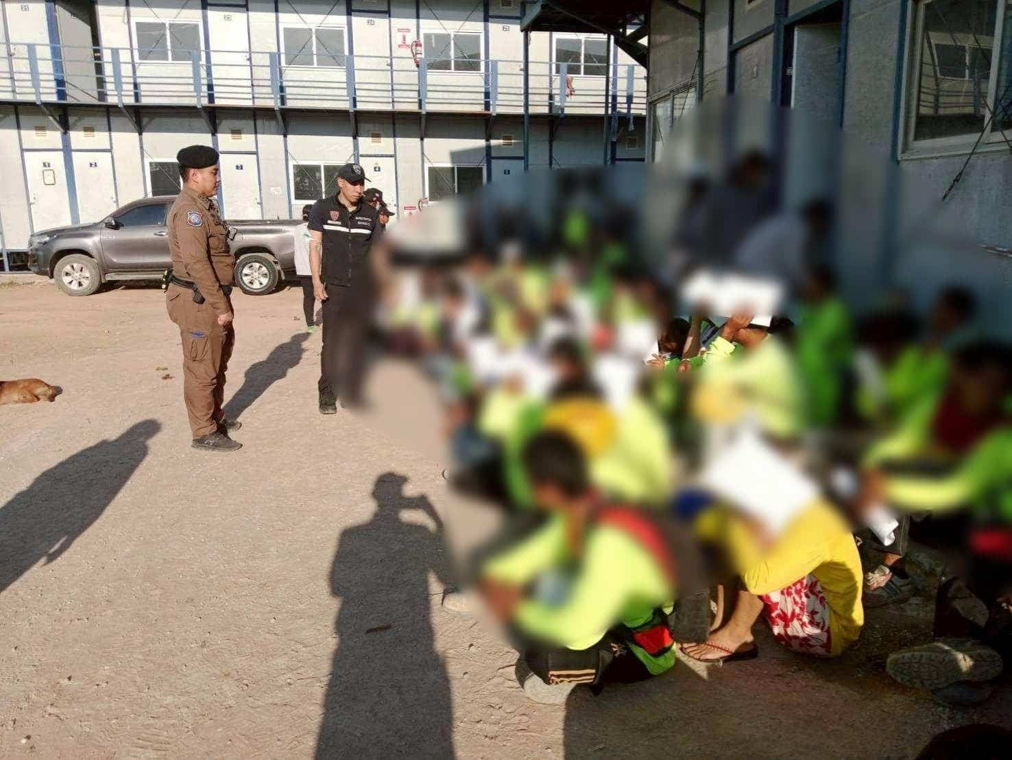 Chonburi raids uncover 200 migrant workers violating Thai immigration laws | News by Thaiger