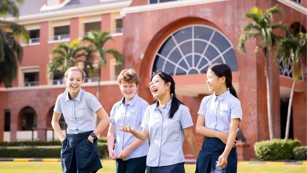 Students participating in a structured study session at a boarding school in Thailand, enhancing academic success.