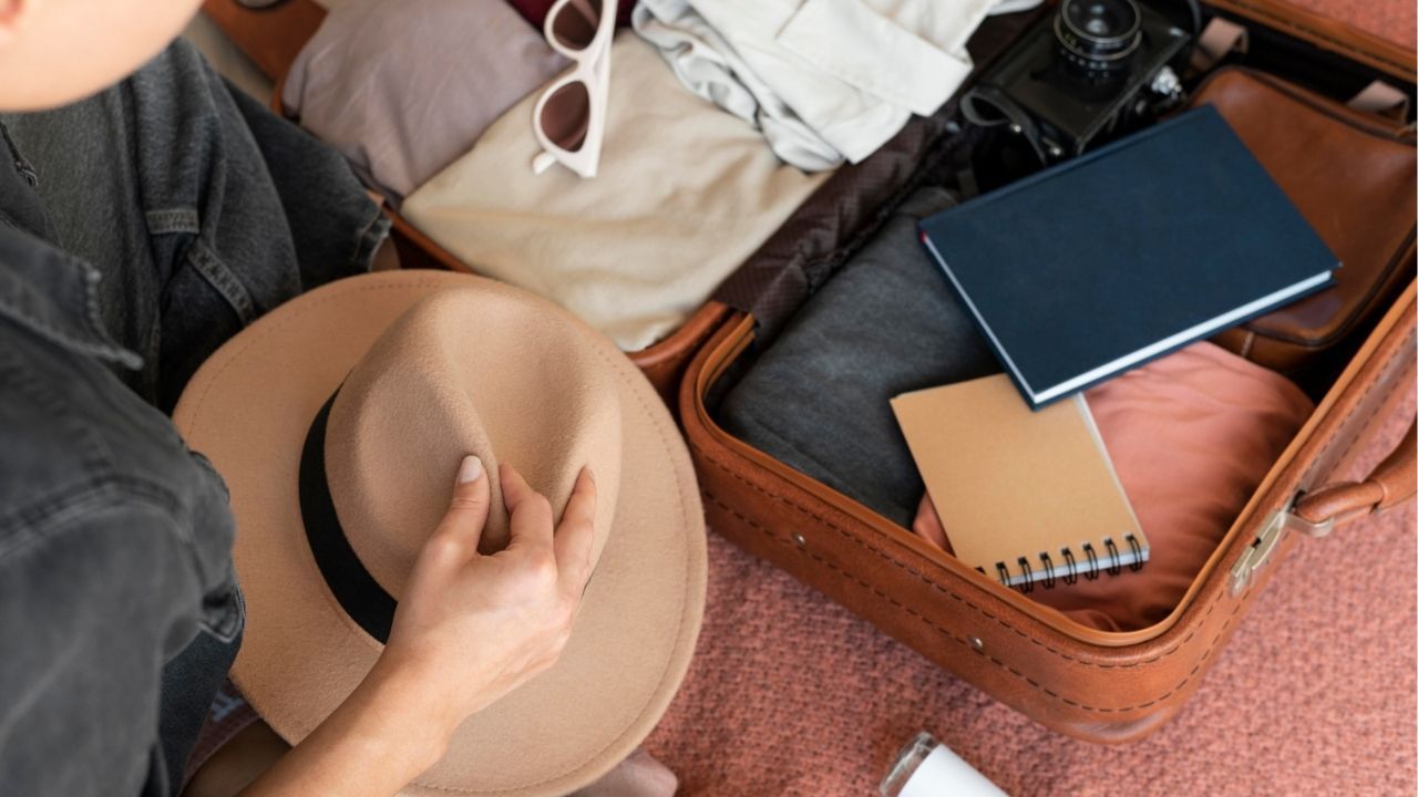 Packing the luggage for a trip to go around Thailand or abroad