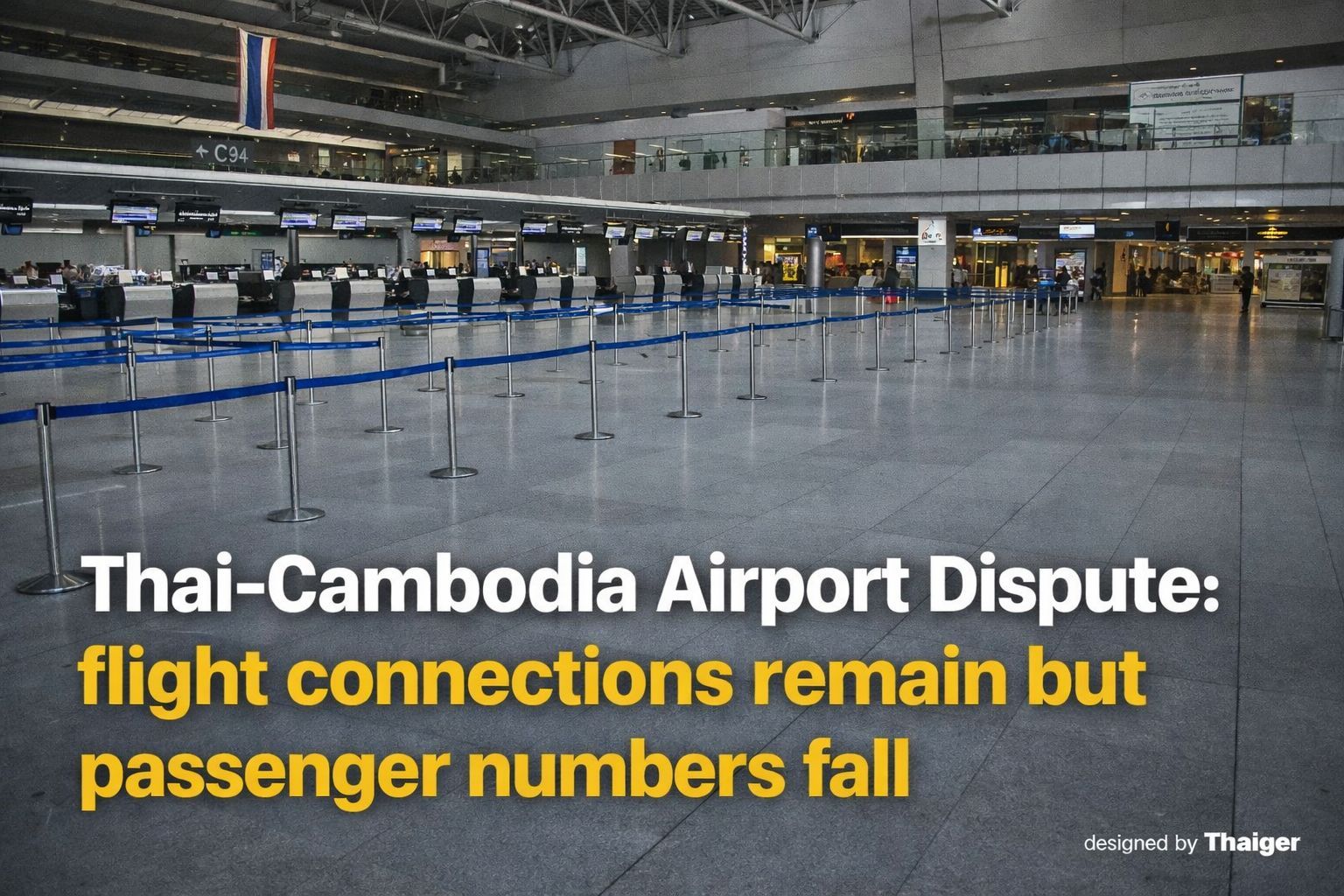Thai and Cambodian Airport Passenger Numbers Drop Despite Open Flights | Thaiger