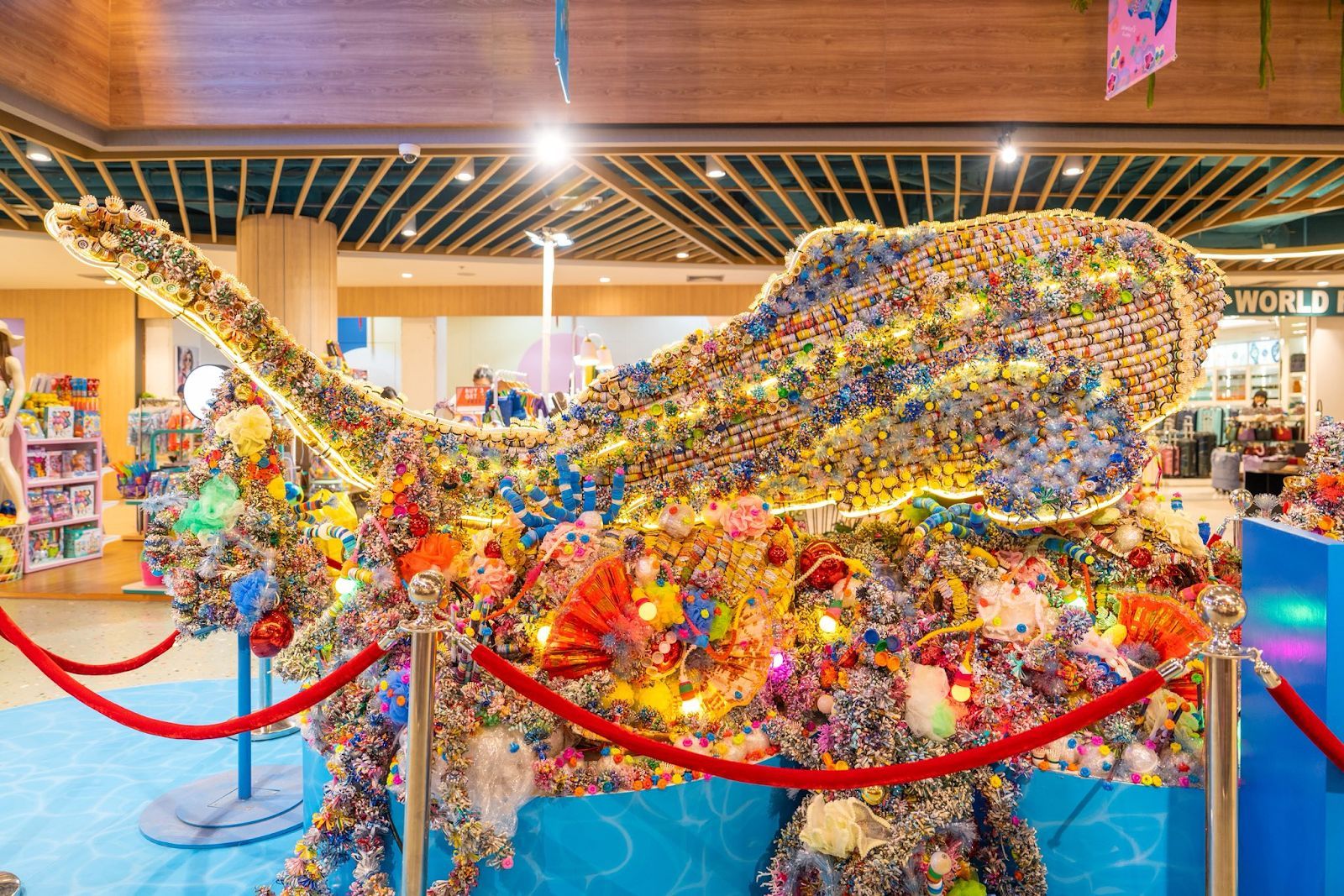 Festive season at Jungceylon Phuket with whale installation by a Thai artist