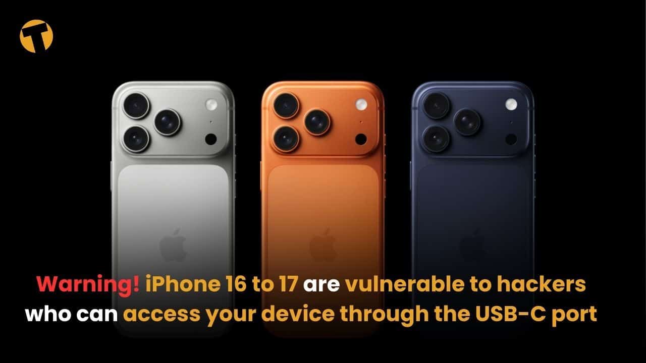 Warning! iPhone 16 to 17 are vulnerable to hackers who can access your device through the USB-C port | Thaiger