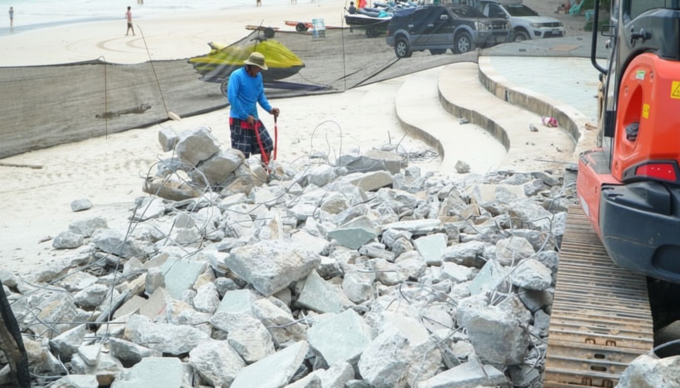 Patong sidewalk upgrades on track, says Mayor Lalita | Thaiger