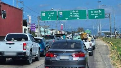 New year exodus brings heavy traffic to isan on highway 304 | Thaiger