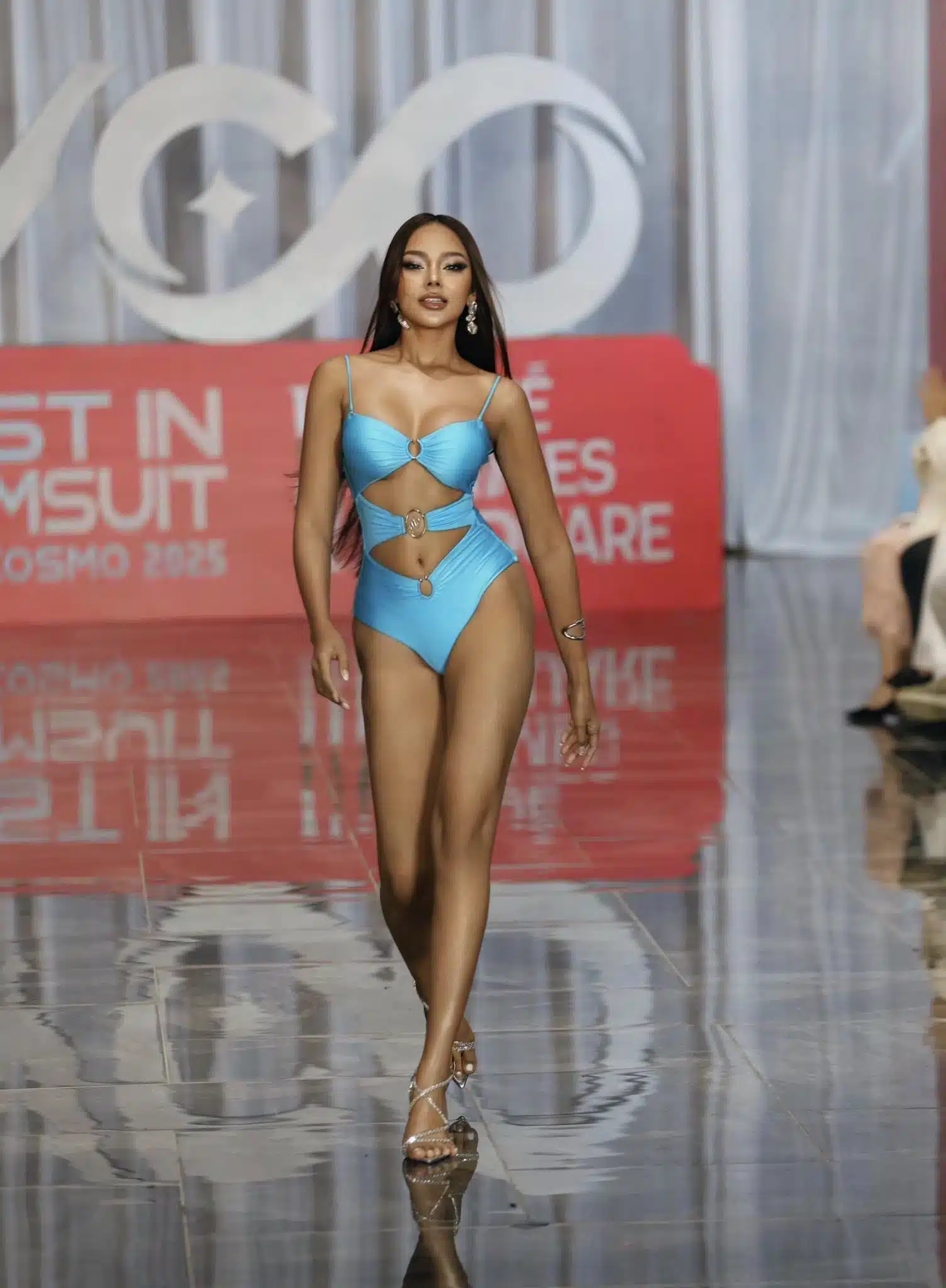 The Cambodian beauty queen addresses claims of her costume resembling traditional Thai attire online.