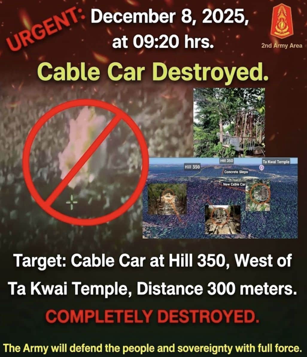 Thai Airstrikes on Cambodia Threaten Collapse of ‘Trump Peace Deal’ | News by Thaiger