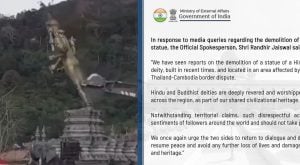 India condemns Thailand for demolishing Hindu statue at Cambodia border | Thaiger