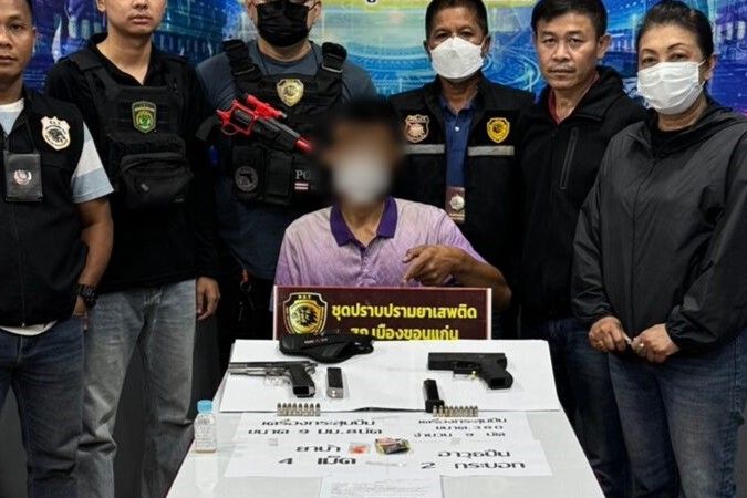 Professor arrested after meth use and illegal firearms found in abandoned house | News by Thaiger