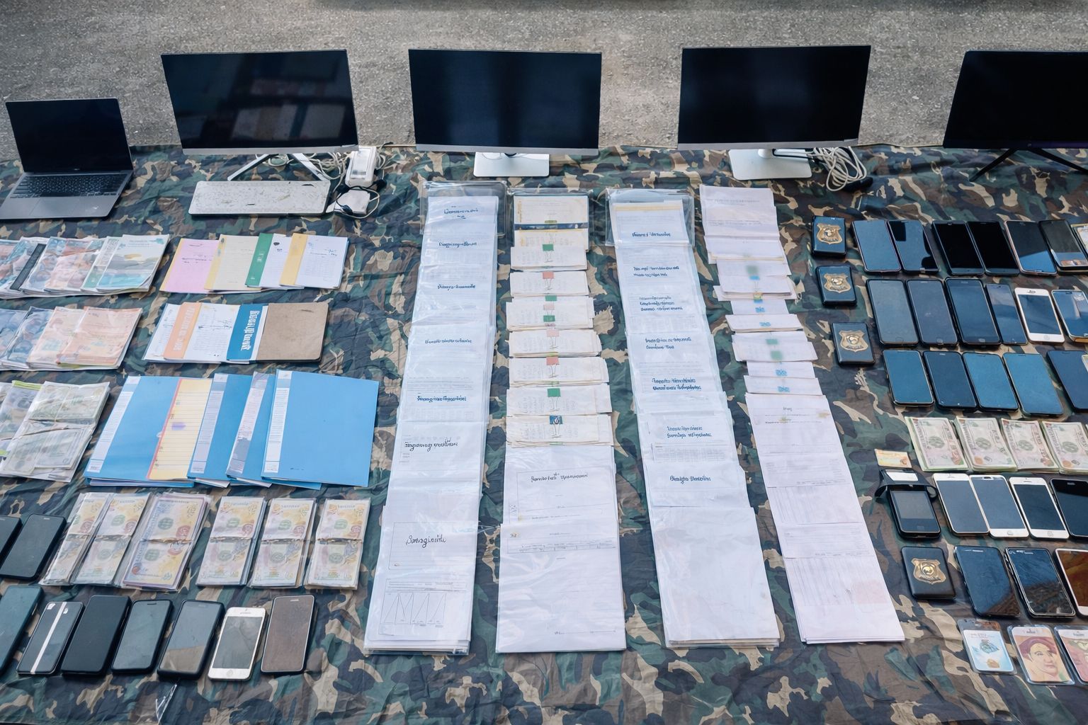 2nd Army Area raids scammer hideout, uncovers scripted fraud operations targeting multiple countries | Thaiger