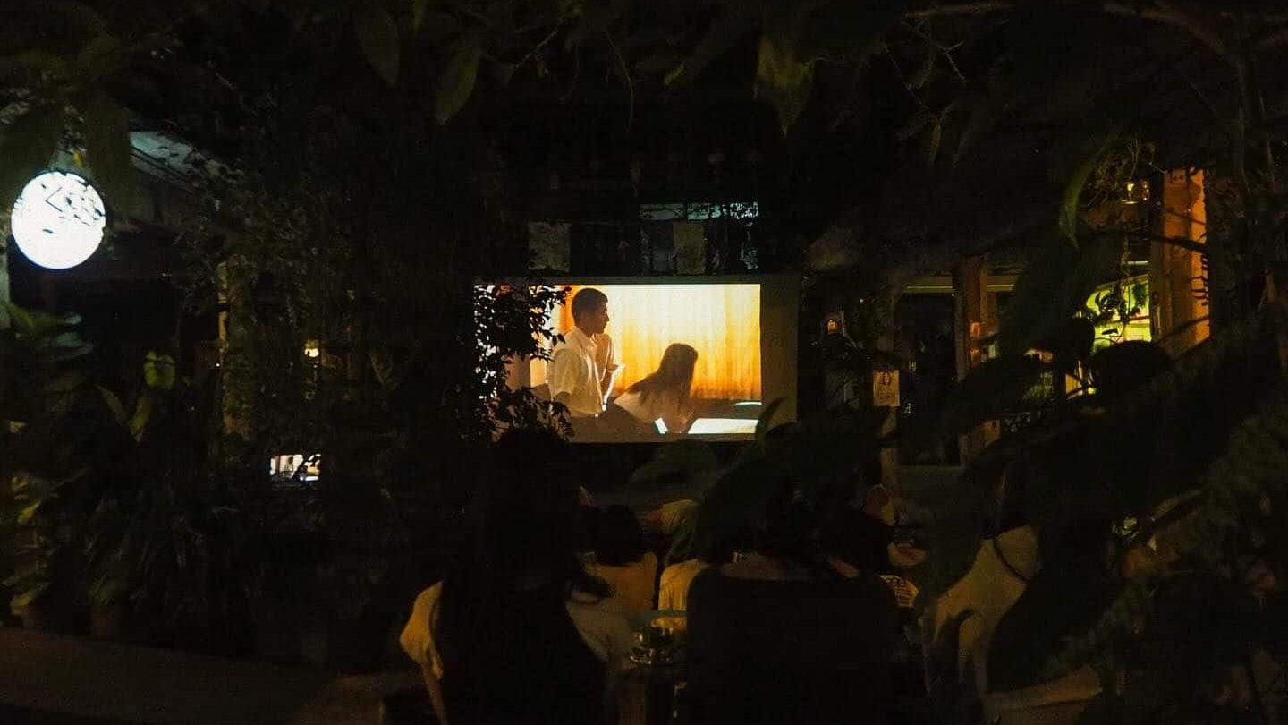 Outdoor cinema in Bangkok
