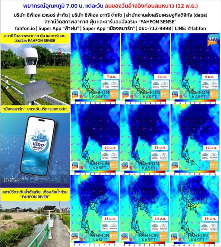 Bangkok morning temps to drop to 18°C this week | News by Thaiger