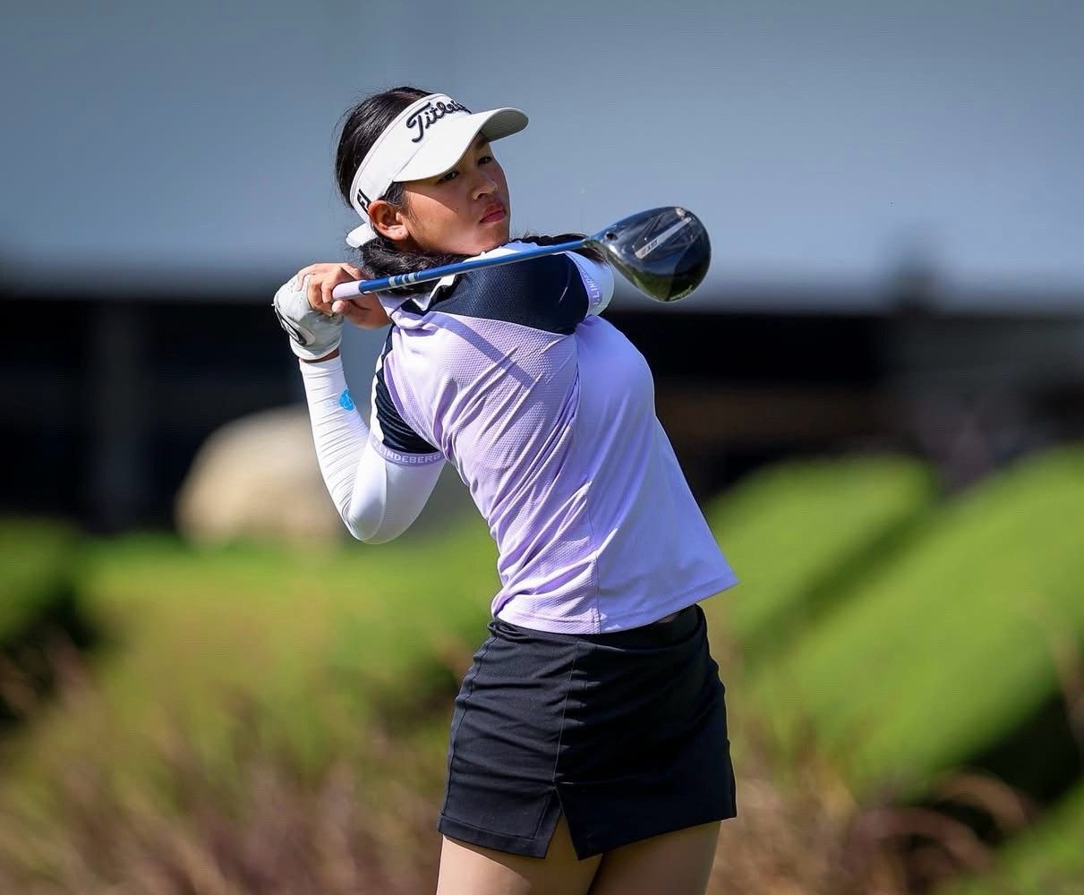 Baitoey Kasetmongkolchai, a golfer studying at St. Andrews International School, Green Valley