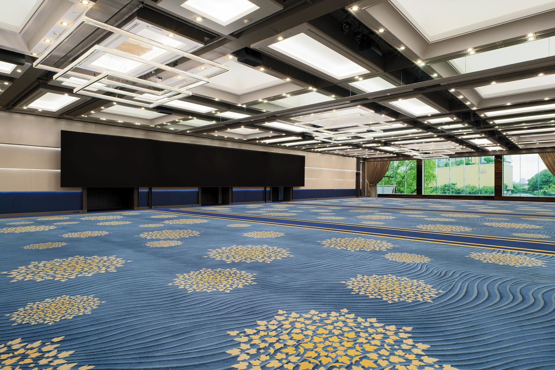 The ballroom where the Royal Orchid Sheraton Riverside Stage would be for Bangkok Music City