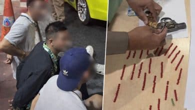 Traffic police arrest three Vietnamese men with guns and drugs in Bangkok | Thaiger