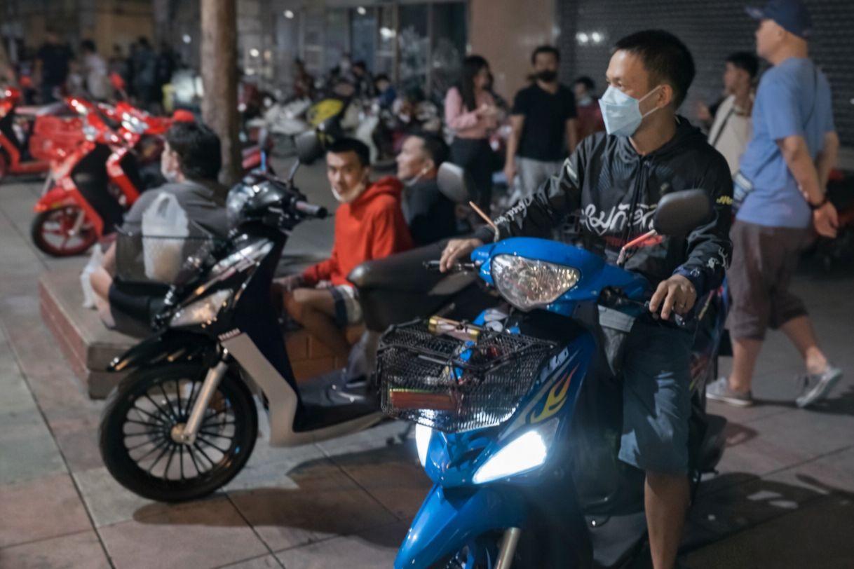 Participants at Burapa Bike Week in Pattaya, celebrating Thailand's motorcycle culture through organized events.