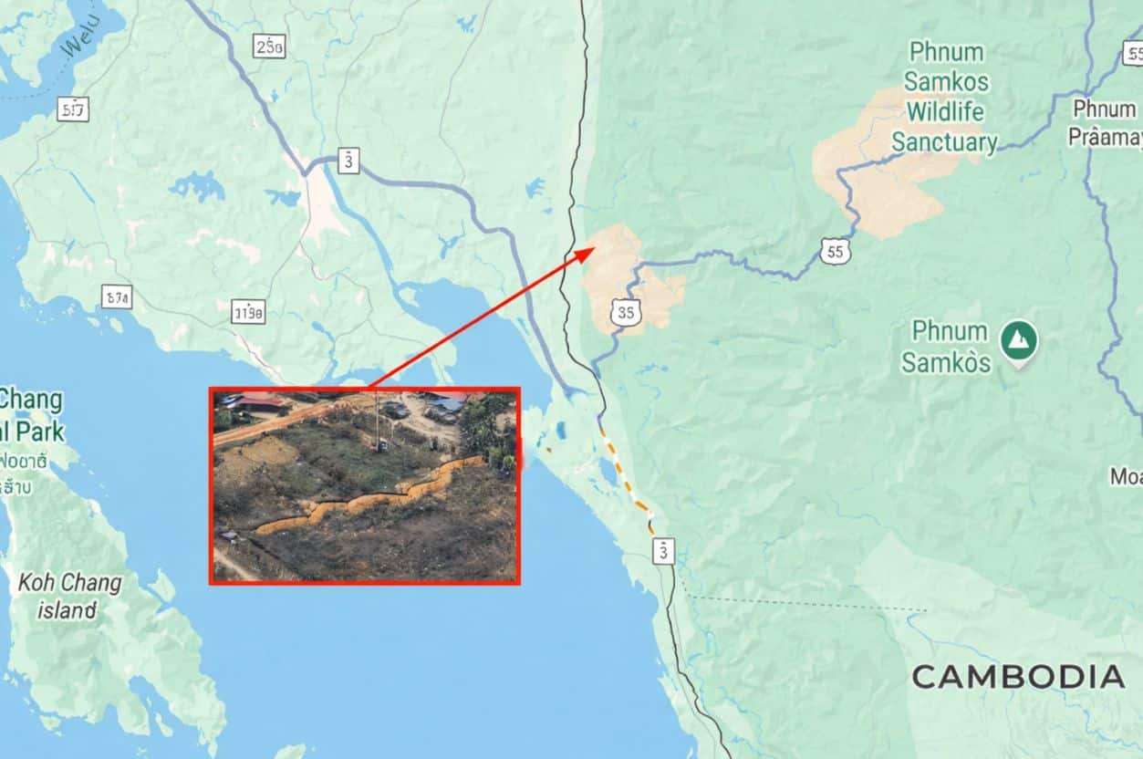 Cambodia digs trenches near Thai border by Trat province | News by Thaiger