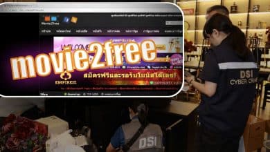 Authorities shut down movie2free streaming network after nationwide raids | Thaiger