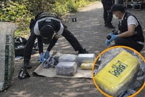 Large methamphetamine cache found at roadside electric pole | Thaiger