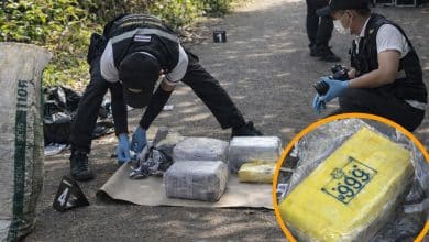 Large methamphetamine cache found at roadside electric pole | Thaiger