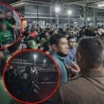 Delivery riders gather outside in mob police station after assault case | Thaiger