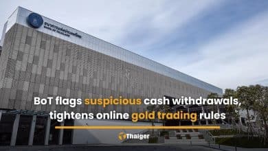 BoT flags suspicious cash withdrawals, tightens online gold trading rules | Thaiger