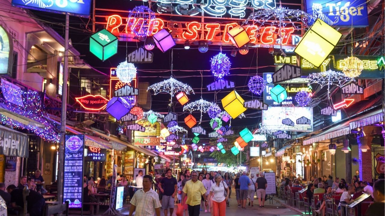 Pub Street in Cambodia, the most popular on TikTok