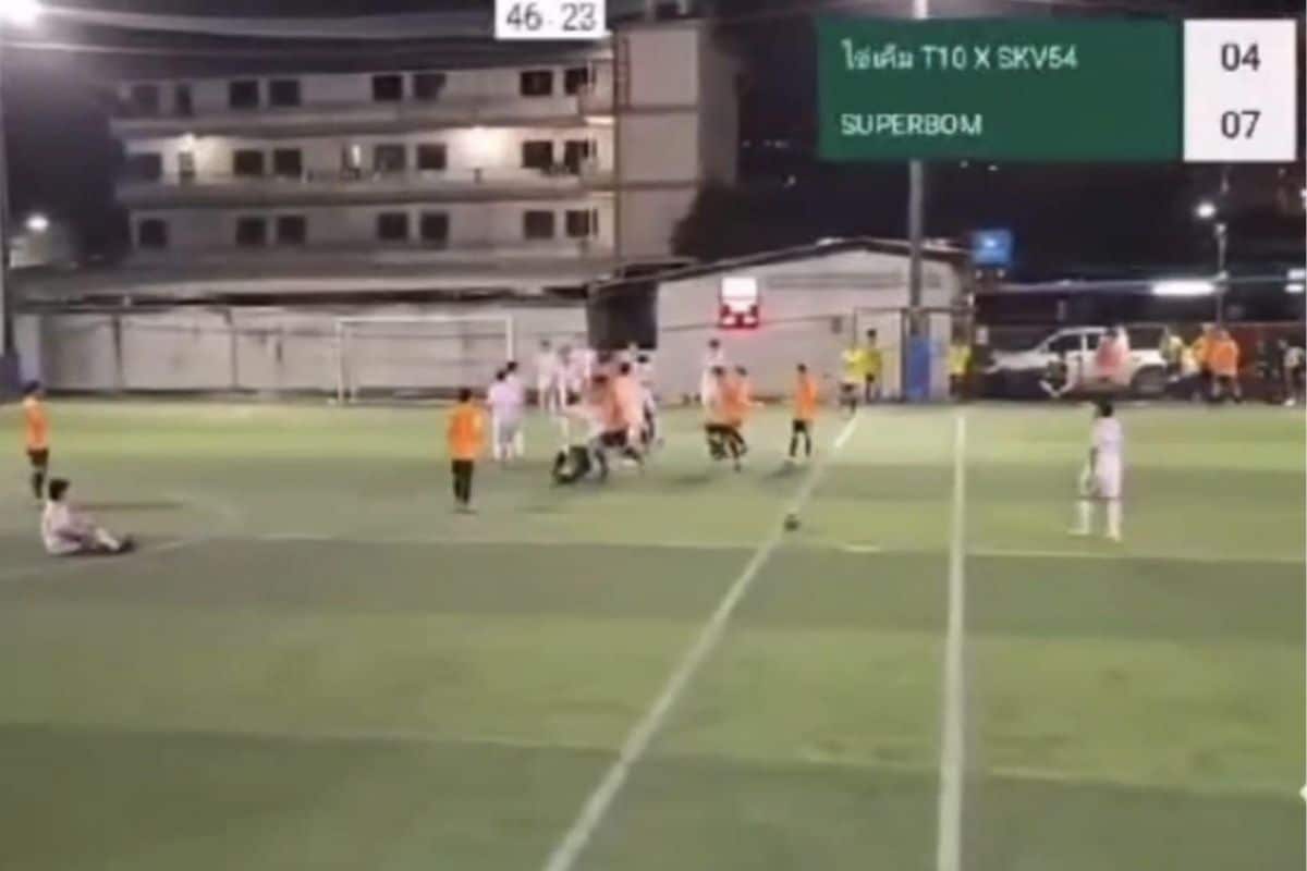 Referee injured as Pattaya football match spirals into all-out brawl | Thaiger