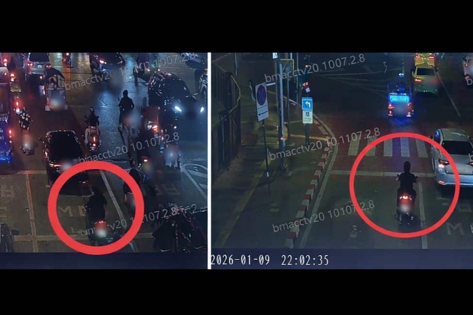 Motorcycle theft suspect arrested within one hour after CCTV tracking | News by Thaiger