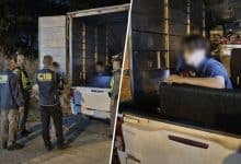 Young man with three arrest warrants arrested while hiding in closed-box pickup at highway checkpoint | Thaiger
