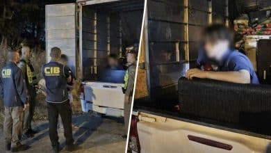 Young man with three arrest warrants arrested while hiding in closed-box pickup at highway checkpoint | Thaiger