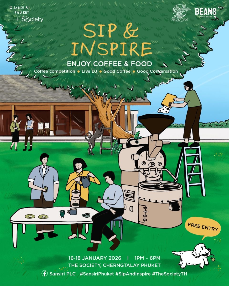 First time ever! Sansiri and Phuketian Coffee host a major coffee festival | Thaiger