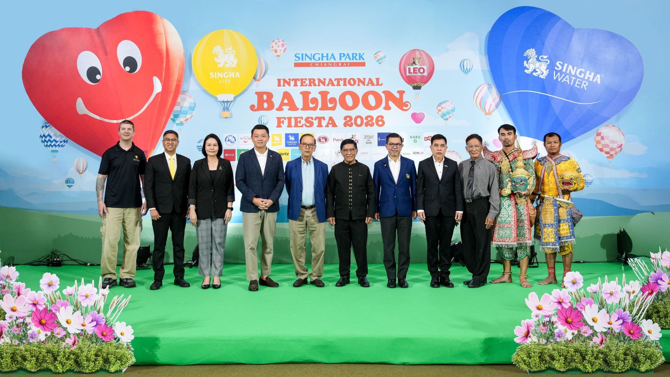 Singha Park Chiang Rai celebrates 10th anniversary of International Balloon Fiesta with grand showcase of 30+ balloons from 13 nations | News by Thaiger