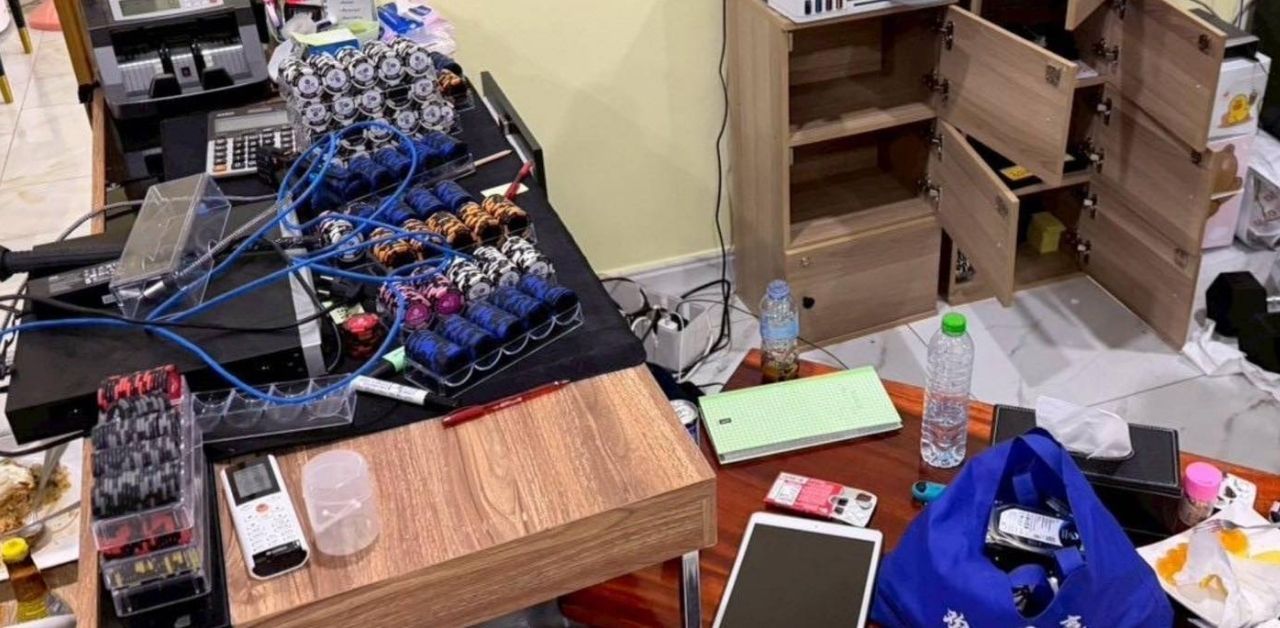 Foreigners arrested for illegal gambling