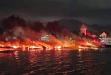 Fire damages at least 10 speedboats at Chalong Bay in Phuket | Thaiger