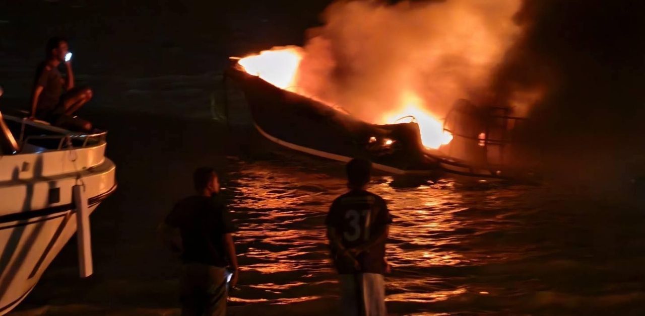 Speedboat fire Phuket