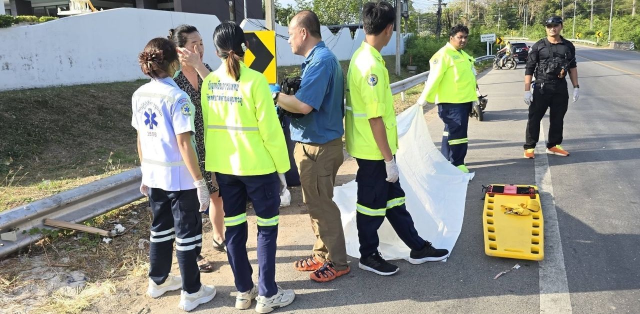 Swedish man dies in motorcycle crash in Rayong