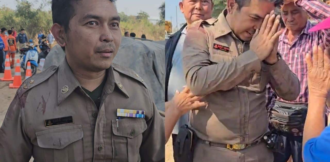 Train driver survives Korat crane collapse